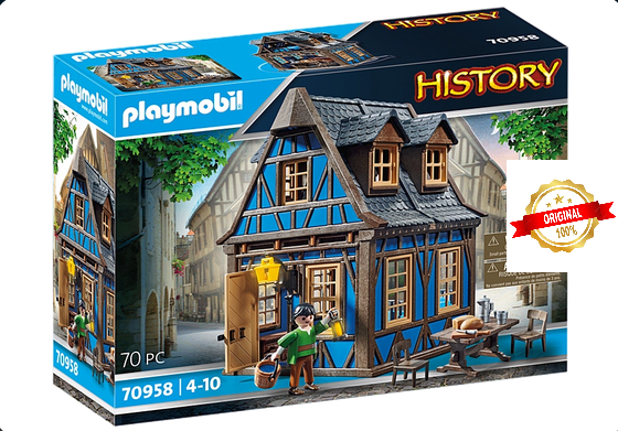 Playmobil History Set 70958 Blue Medieval Historic House